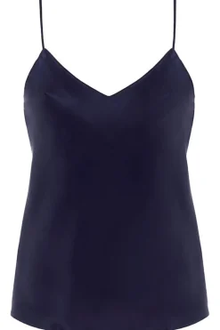 Silk Nightwear | Pyjama Tops>Simone Pérèle Dream Silk Camisole Midnight, Size 3 (UK 12-14)