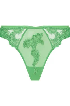 Sexy Lingerie | Luxury French Lingerie>Lise Charmel Dressing Floral Tanga Thong - Green