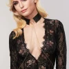 Collars & Chokers | Pleasure>Bijoux Indiscrets Désir Métallique Metallic Mesh Chain Collar Black