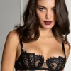 Sexy Lingerie | Luxury French Lingerie>Lise Charmel Désirs de Venise Vertical Seam Half Cup Bra Black