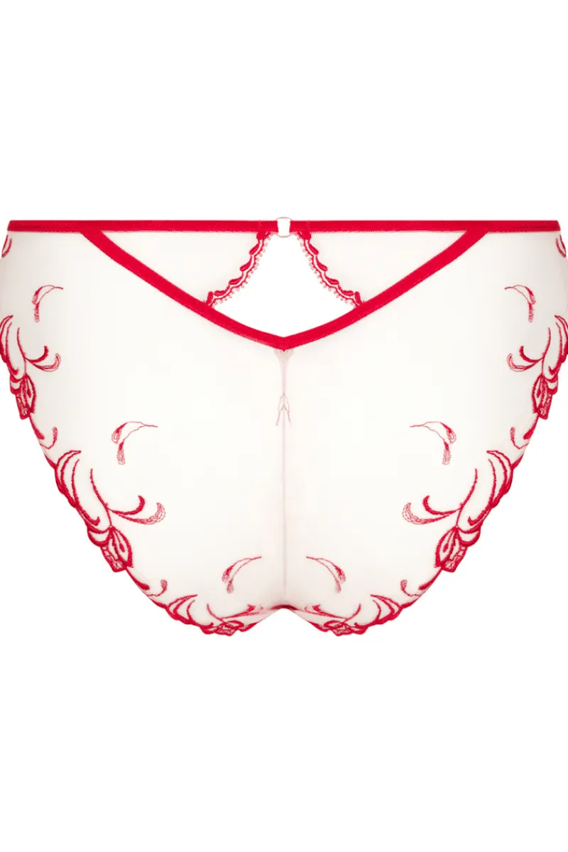 Red Lingerie | Sexy Lingerie>Lise Charmel Eblouissant Eros Italian Brief NudeSolaire
