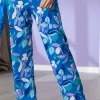 Pyjama Pants & Shorts | Mother's Day>Antigel Echappee Nature Pyjama Trousers BleuNature