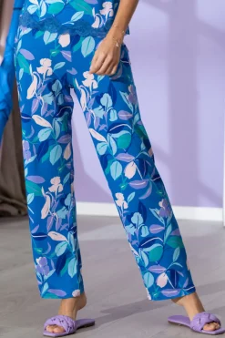 Pyjama Pants & Shorts | Mother's Day>Antigel Echappee Nature Pyjama Trousers BleuNature