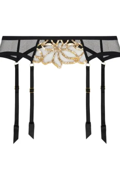 Sexy Lingerie | Luxury French Lingerie>Lise Charmel Eclats d’Or Suspender Belt NoirOr