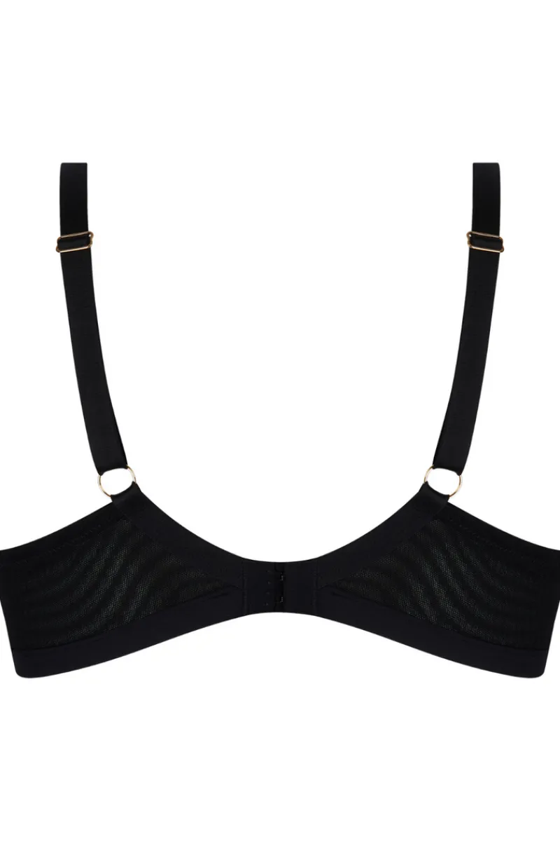 Sexy Lingerie | Luxury French Lingerie>Lise Charmel Eclats d’Or Underwired Triangle Bra NoirOr