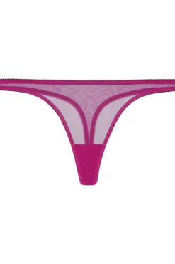 £30 And Under | Sheer Lingerie>Dora Larsen Edith Tulle Thong Purple