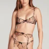 Suspender Belts | Suspender Belts>Agent Provocateur Ellise Suspender Black/Pink