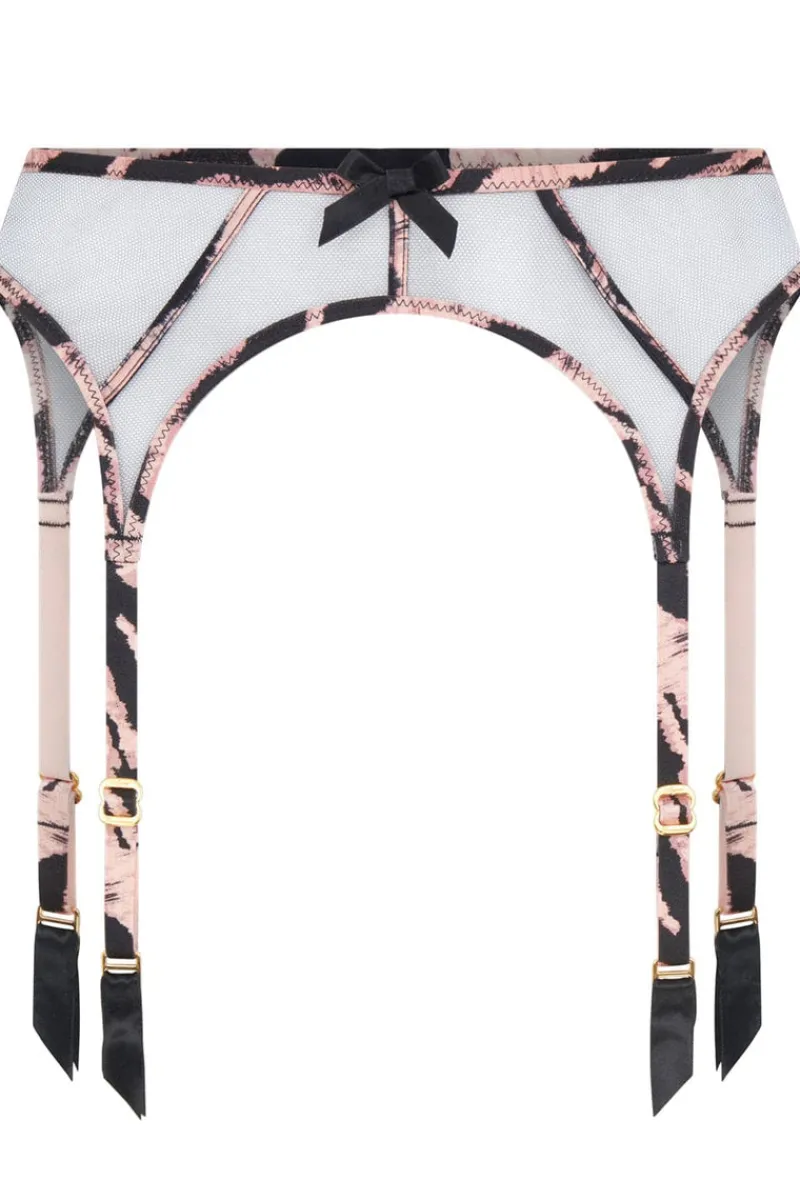 Suspender Belts | Suspender Belts>Agent Provocateur Ellise Suspender Black/Pink
