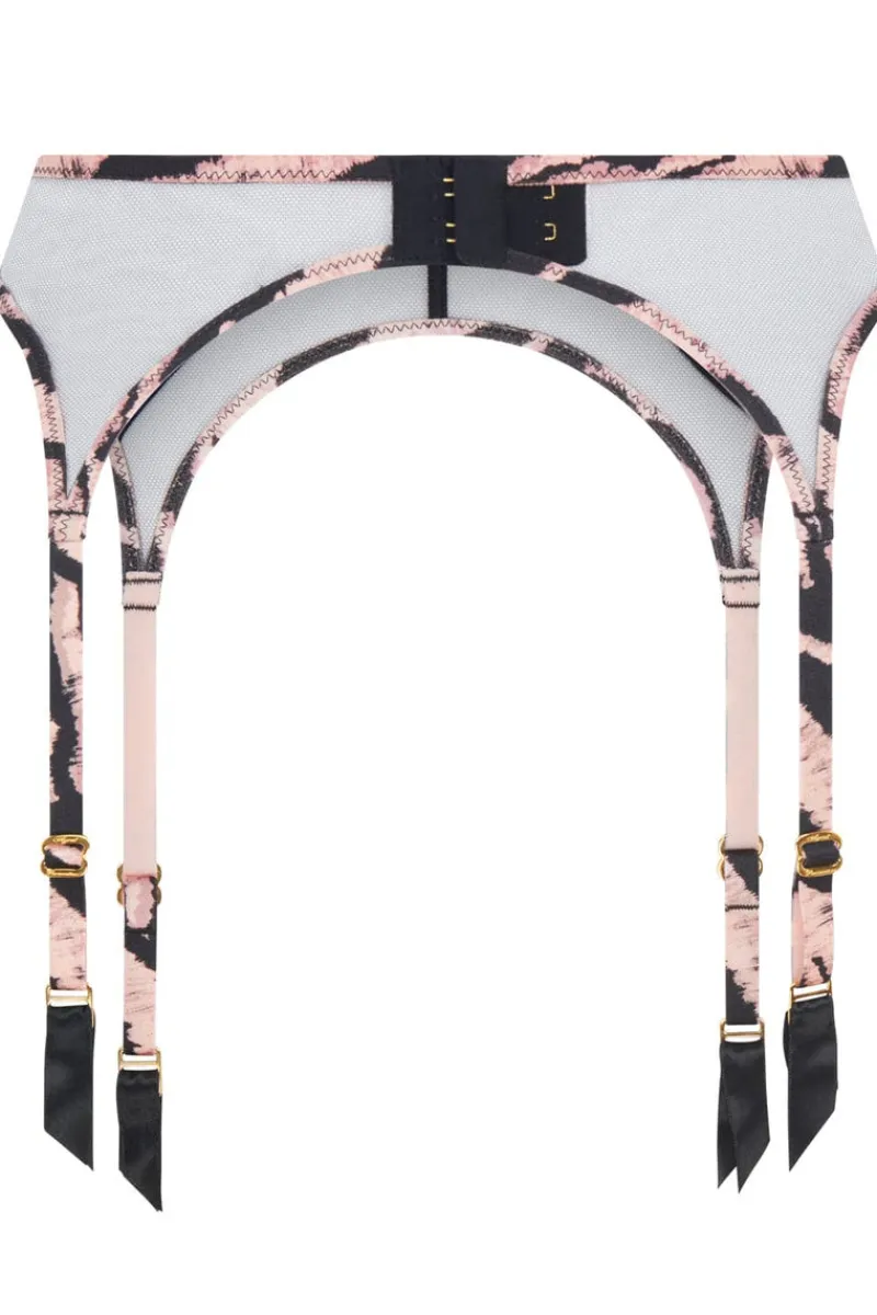 Suspender Belts | Suspender Belts>Agent Provocateur Ellise Suspender Black/Pink