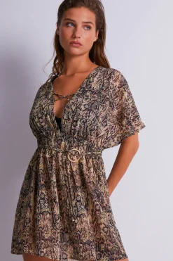 Beach & Resortwear | Sexy Lingerie>Aubade Evening Sand Beach Tunic Cover-Up Serpent