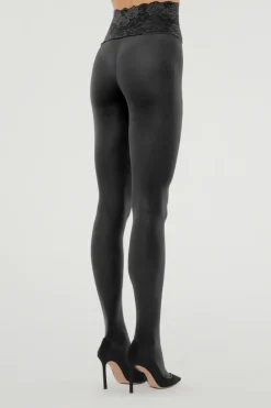 Nude Tights | Black Tights>Wolford Fatal Lace Tights