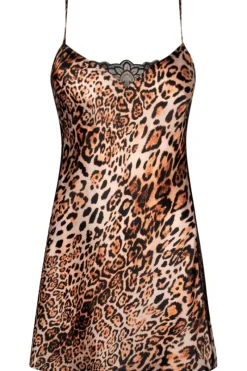 Silk Nightwear | Nighties, Babydolls & Chemises>Lise Charmel Fauve Amour Babydoll, Size M (UK 12) AmberPanther