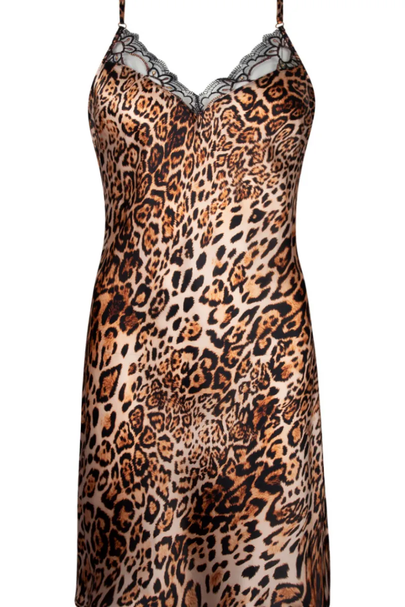 Silk Nightwear | Nighties, Babydolls & Chemises>Lise Charmel Fauve Amour Sexy Nightie AmberPanther