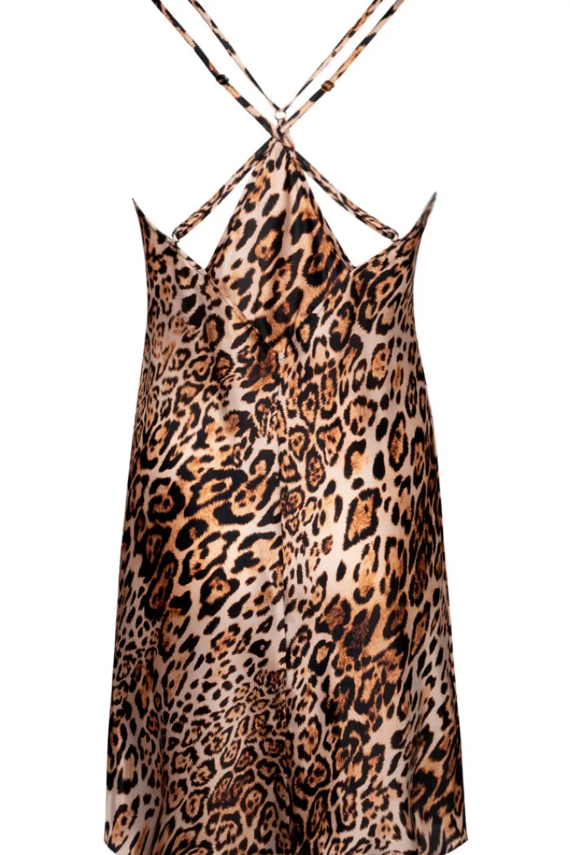 Silk Nightwear | Nighties, Babydolls & Chemises>Lise Charmel Fauve Amour Sexy Nightie AmberPanther