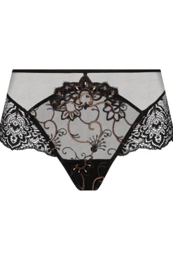 Sexy Lingerie | Luxury French Lingerie>Lise Charmel Fauve Amour Shorty, Size L (UK 14) AmberPanther