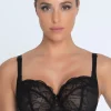 Sexy Lingerie | Luxury French Lingerie>Lise Charmel Feerie Couture 3/4 Cup Balconette Bra (E Cups) Black
