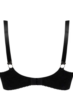 Sexy Lingerie | Luxury French Lingerie>Lise Charmel Feerie Couture 3/4 Cup Balconette Bra (E Cups) Black