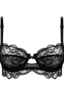 Luxury French Lingerie | Sexy Lingerie>Lise Charmel Feerie Couture Half Cup Bra Black
