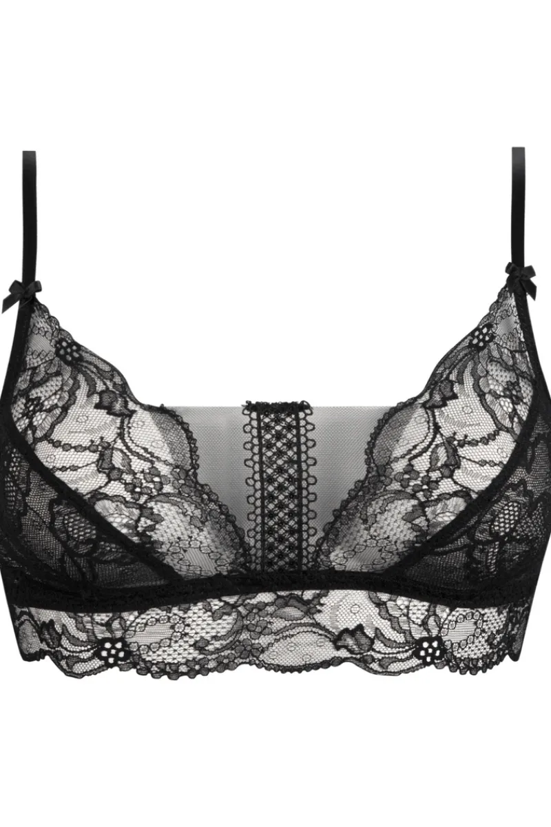Sexy Lingerie | Luxury French Lingerie>Lise Charmel Feerie Couture Soft Cup Bandeau Bra Black