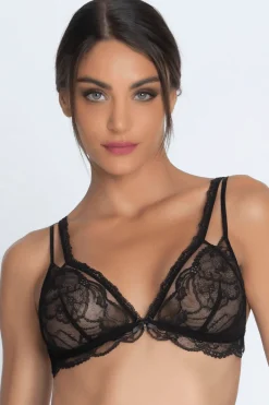 Sexy Lingerie | Luxury French Lingerie>Lise Charmel Feerie Couture Soft Cup Triangle Bra Black