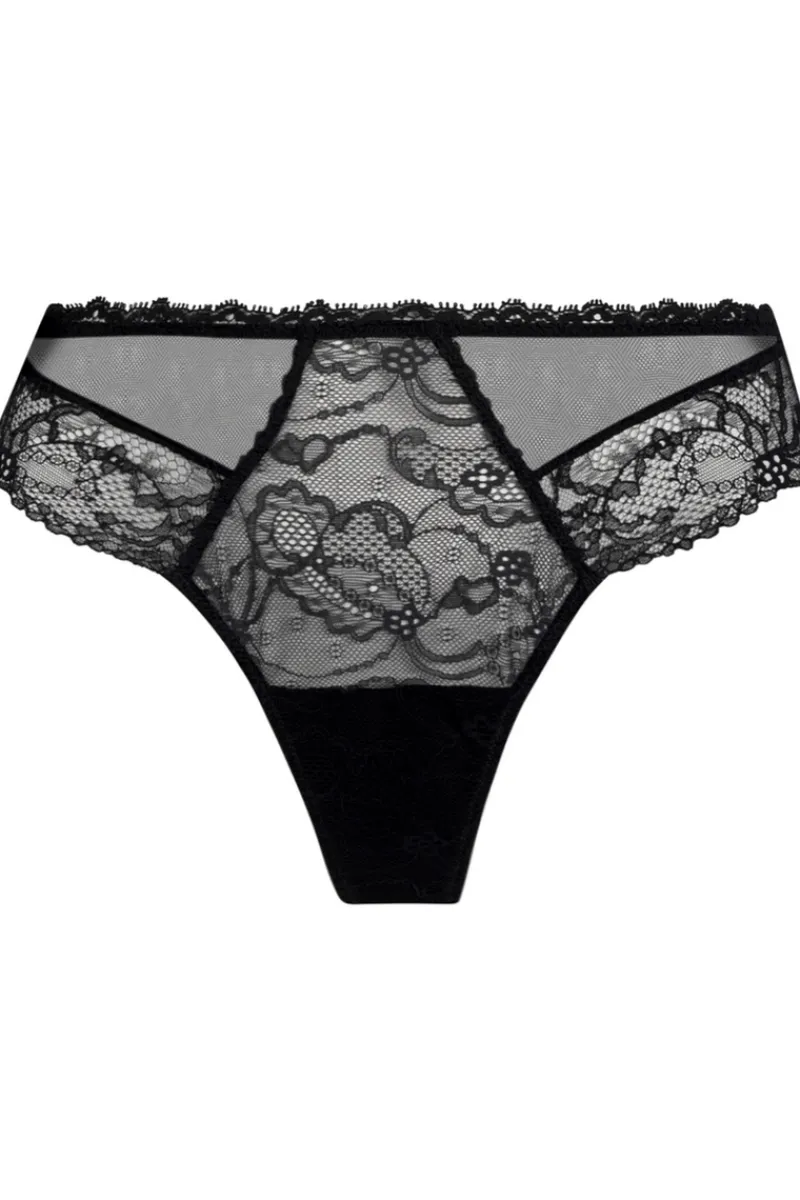 Sexy Lingerie | Luxury French Lingerie>Lise Charmel Feerie Couture Thong Black