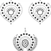 Nipple Covers & Pasties | Pleasure>Bijoux Indiscrets Flamboyant Rhinestone Body Decorations Black/Grey