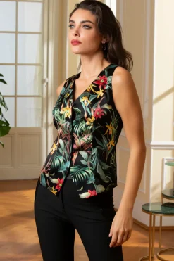 Mother's Day | Sexy Lingerie>Lise Charmel Fleurs Etoiles Silk Gilet EclatEtoile