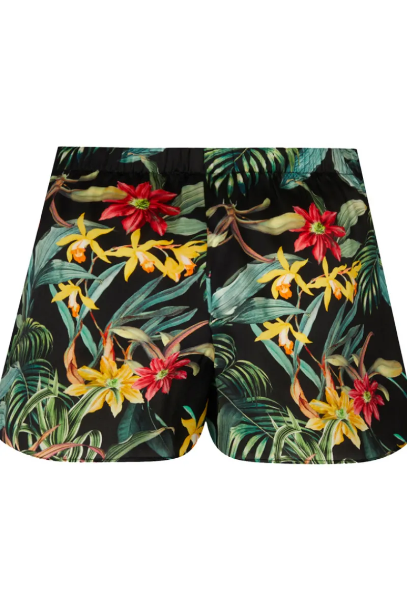 Pyjama Pants & Shorts | Mother's Day>Lise Charmel Fleurs Etoiles Silk Shorts EclatEtoile
