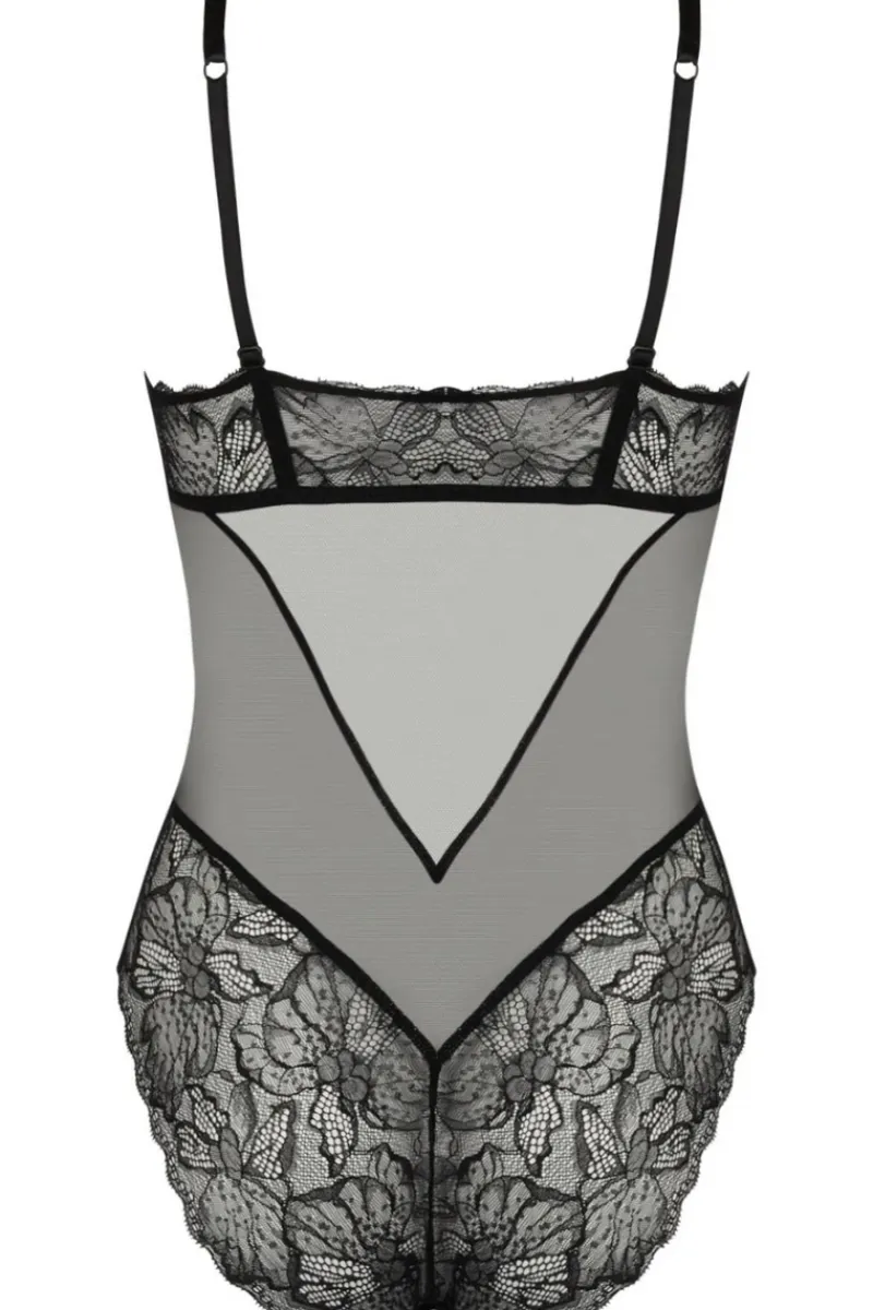 Sexy Lingerie | Luxury French Lingerie>Lise Charmel Floraison Passion Bodysuit PinkSaffron