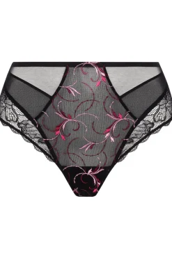 Sexy Lingerie | Luxury French Lingerie>Lise Charmel Floraison Passion High Waist Brief PinkSaffron