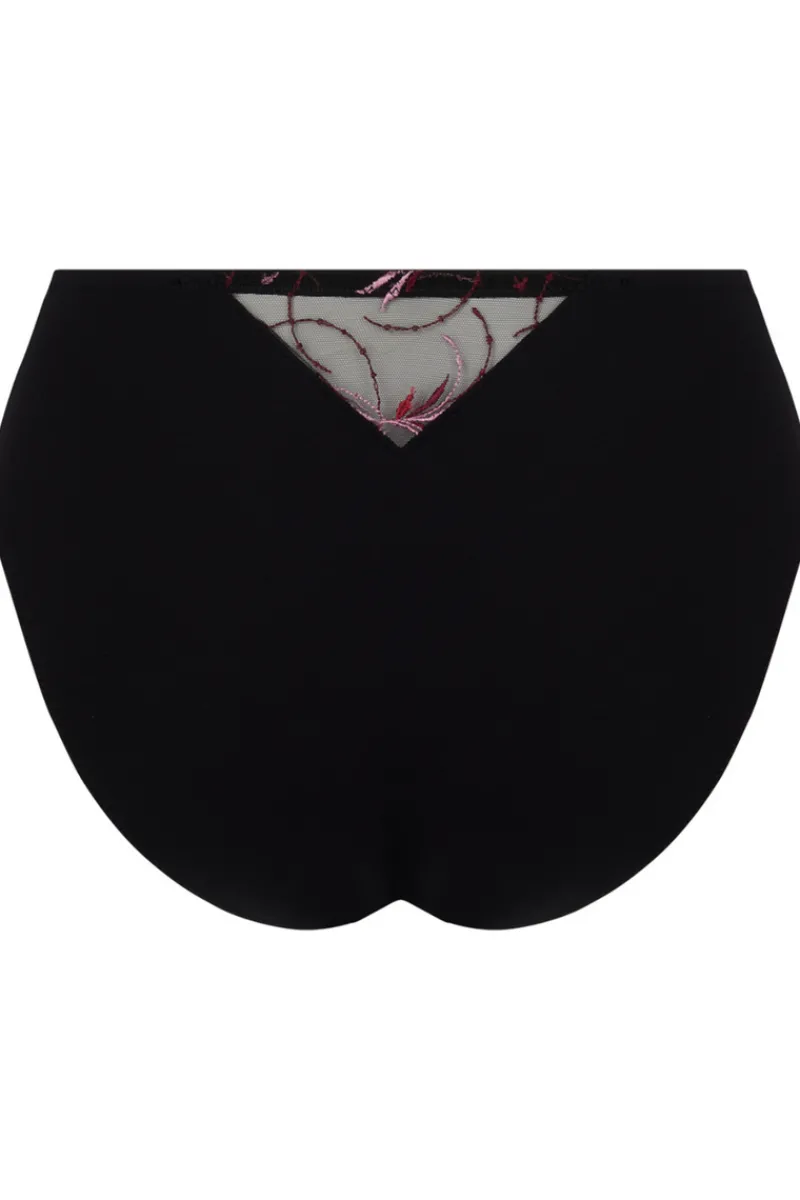 Sexy Lingerie | Luxury French Lingerie>Lise Charmel Floraison Passion High Waist Brief PinkSaffron