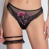 Sexy Lingerie | Luxury French Lingerie>Lise Charmel Floraison Passion Leg Garter PinkSaffron