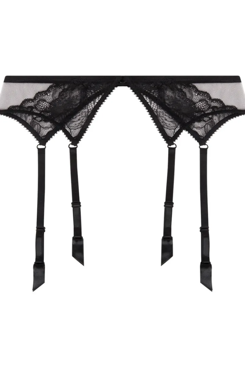 Sexy Lingerie | Luxury French Lingerie>Lise Charmel Floraison Passion Suspender PinkSaffron
