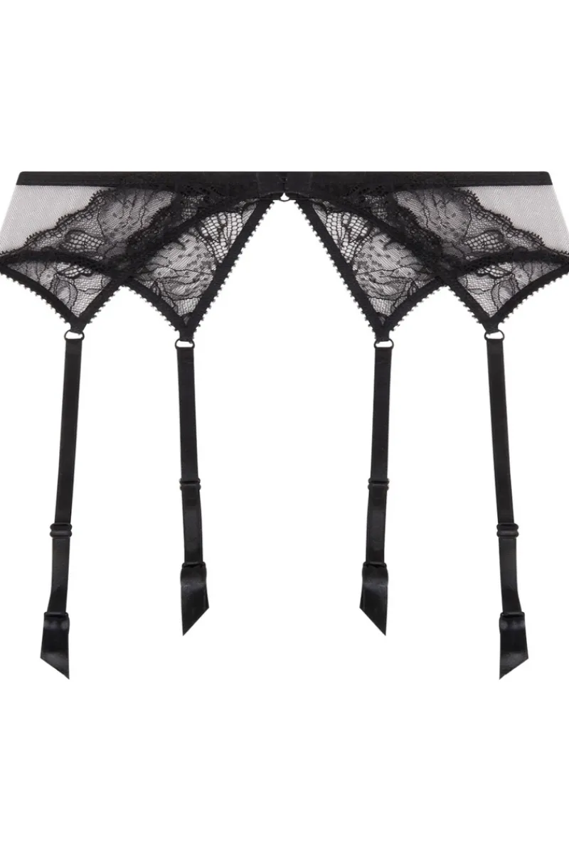 Sexy Lingerie | Luxury French Lingerie>Lise Charmel Floraison Passion Suspender PinkSaffron