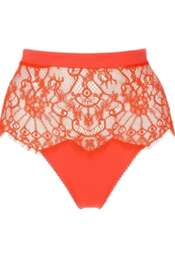 Red Lingerie | £30 And Under>Jolidon French Connection High Waist Brazilian in Bright Red