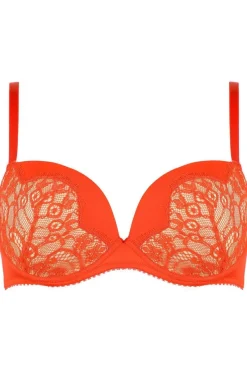 Red Lingerie | £30 And Under>Jolidon French Connection Padded Bra in Bright Red (B-C sizing)