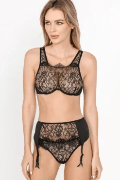 £30 And Under | Suspender Belts>Jolidon French Connection Suspender Belt in Black