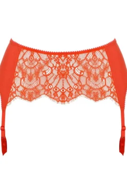 Red Lingerie | £30 And Under>Jolidon French Connection Suspender Belt in Bright Red