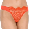 Red Lingerie | £30 And Under>Jolidon French Connection Thong, Size XL (UK 14) BrightRed