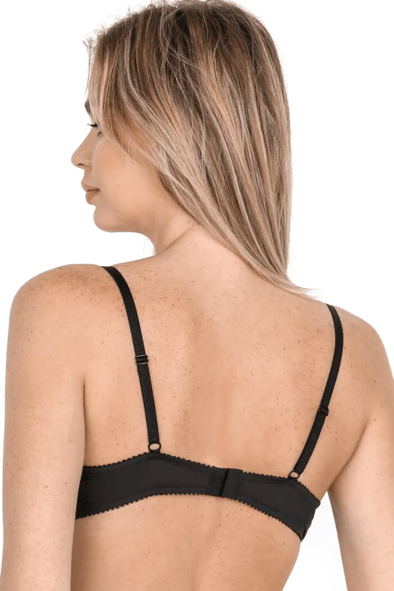 £30 And Under | Balconette Bras & Demi Bras>Jolidon French Connection Underwire Bra (B-C sizing) Black