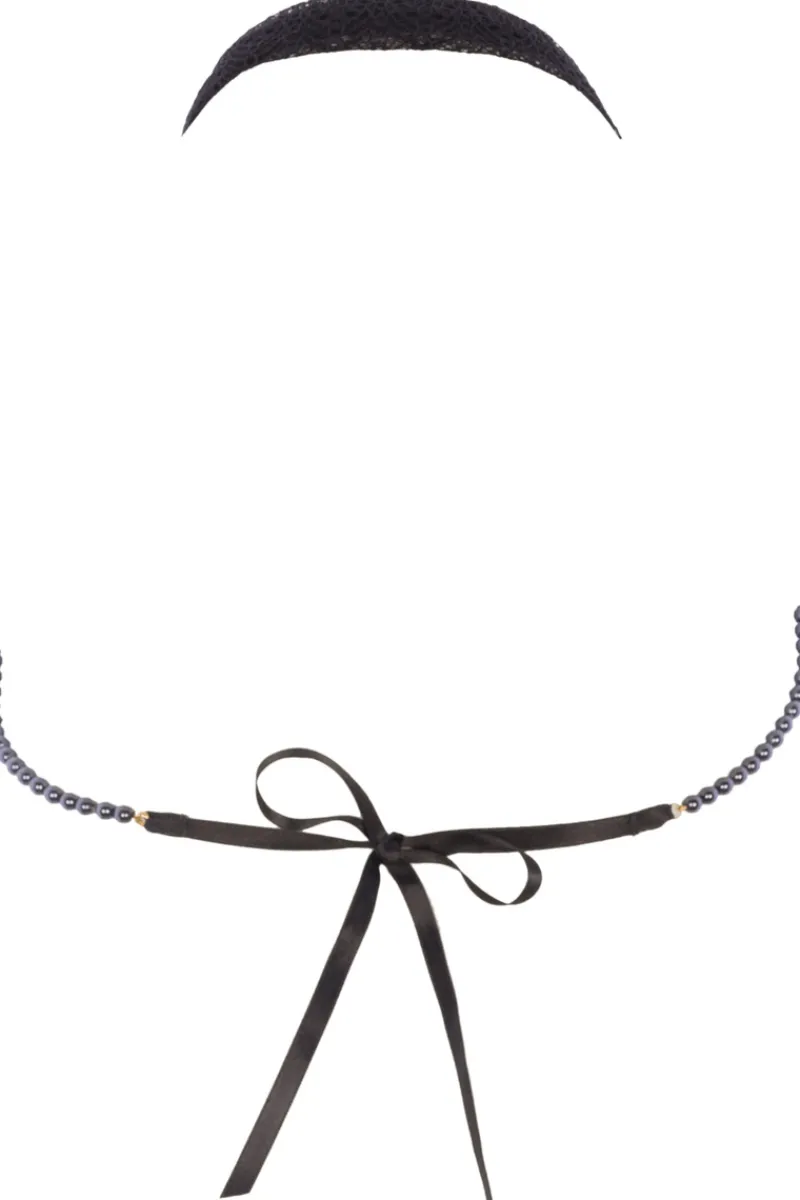 Sexy Lingerie | Halterneck Bras>Bracli Geneva Dark Pearl Bra Black