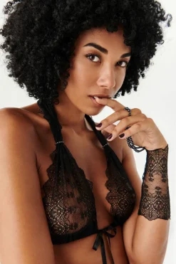 Sexy Lingerie | Pearl Knickers & Thongs>Bracli Geneva Dark Pearl Glove Black