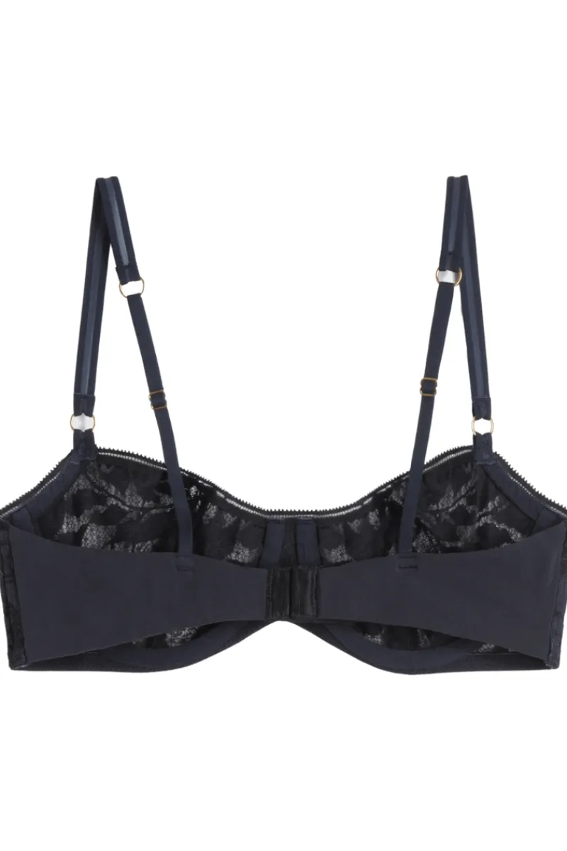 £30 And Under | Balconette Bras & Demi Bras>Icone Gia Underwired Bra in Slate