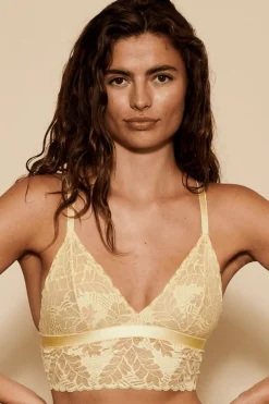 Wireless Bras | Triangle Bras>Underprotection Gina Bralette Yellow