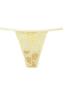 £30 And Under | Thongs & G-strings>Underprotection Gina Thong Yellow