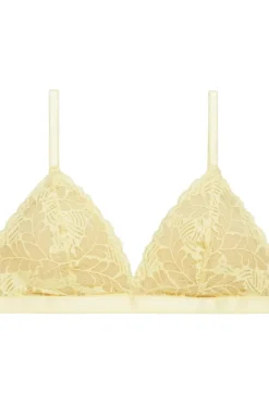 Wireless Bras | Triangle Bras>Underprotection Gina Triangle Bra Yellow