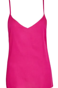Pyjama Tops | Mother's Day>Cyberjammies Hailey Modal Camisole Pink, Size UK 14
