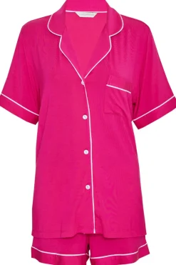 Pyjama Sets | Mother's Day>Cyberjammies Hailey Pink Revere Jersey Shorty Set