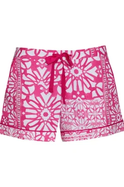 Pyjama Pants & Shorts | Mother's Day>Cyberjammies Hailey Tile Print Shorts Pink