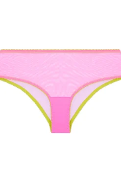 High Waist Thongs And Knickers | Briefs>Dora Larsen Hattie Tulle High Waist Knicker Pink